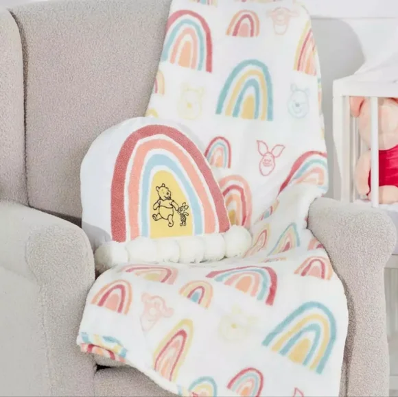 Rainbow Winnie the Pooh Pillow - Picture 5 of 10